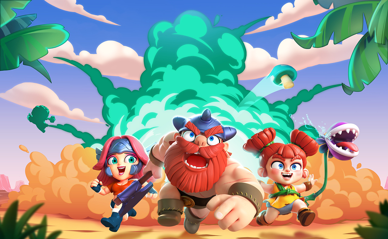 野蛮人大作战宣传图