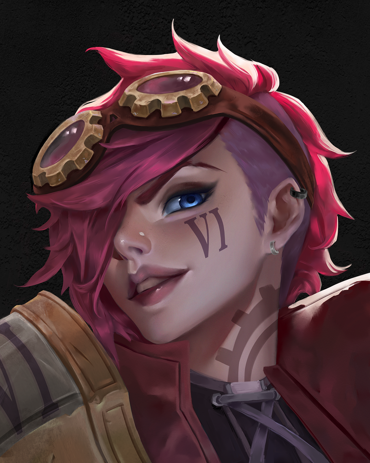 lol-vi fanart 英雄联盟-蔚