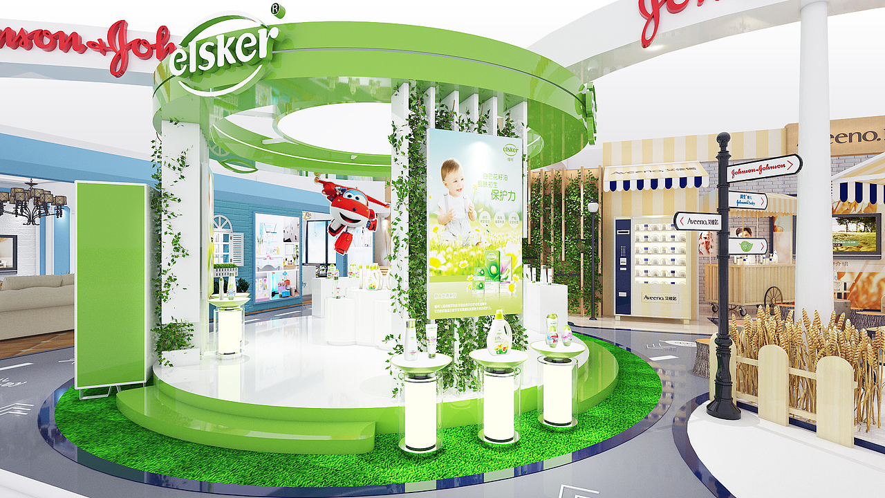 强生CBME展台（图ZMTU5NTM4MzQw） - 展陈设计 - 站酷设计师kiddkong1986原创素材 - 站酷ZCOOL