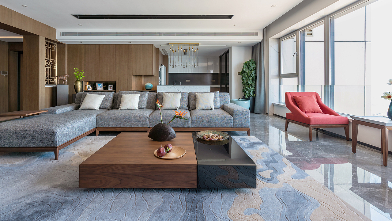 庸兮夭夭---绿地中心港式大平层