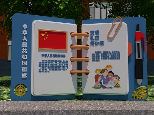 小学导视牌
