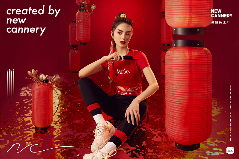 创意视觉『 安踏&迪士尼|花木兰联名系列 』✖ 新罐头