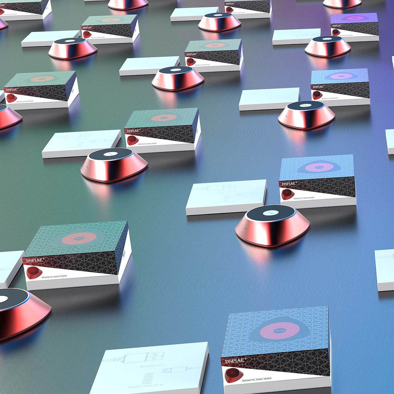 搅拌器/摇漆器/磁力搅拌器/涡轮式摇漆器包装设计