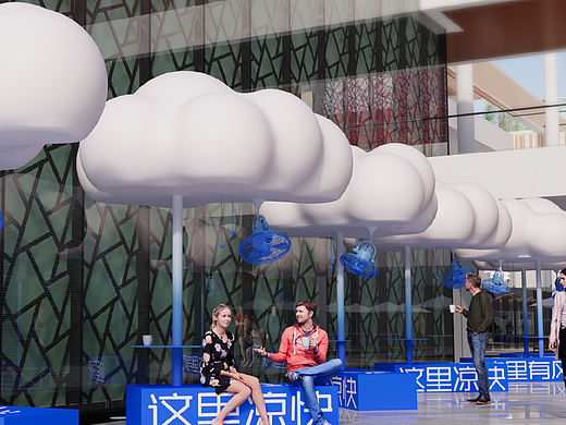 夏日清凉企划 ​乘凉神器～ 《​这里凉快》遮阳座椅