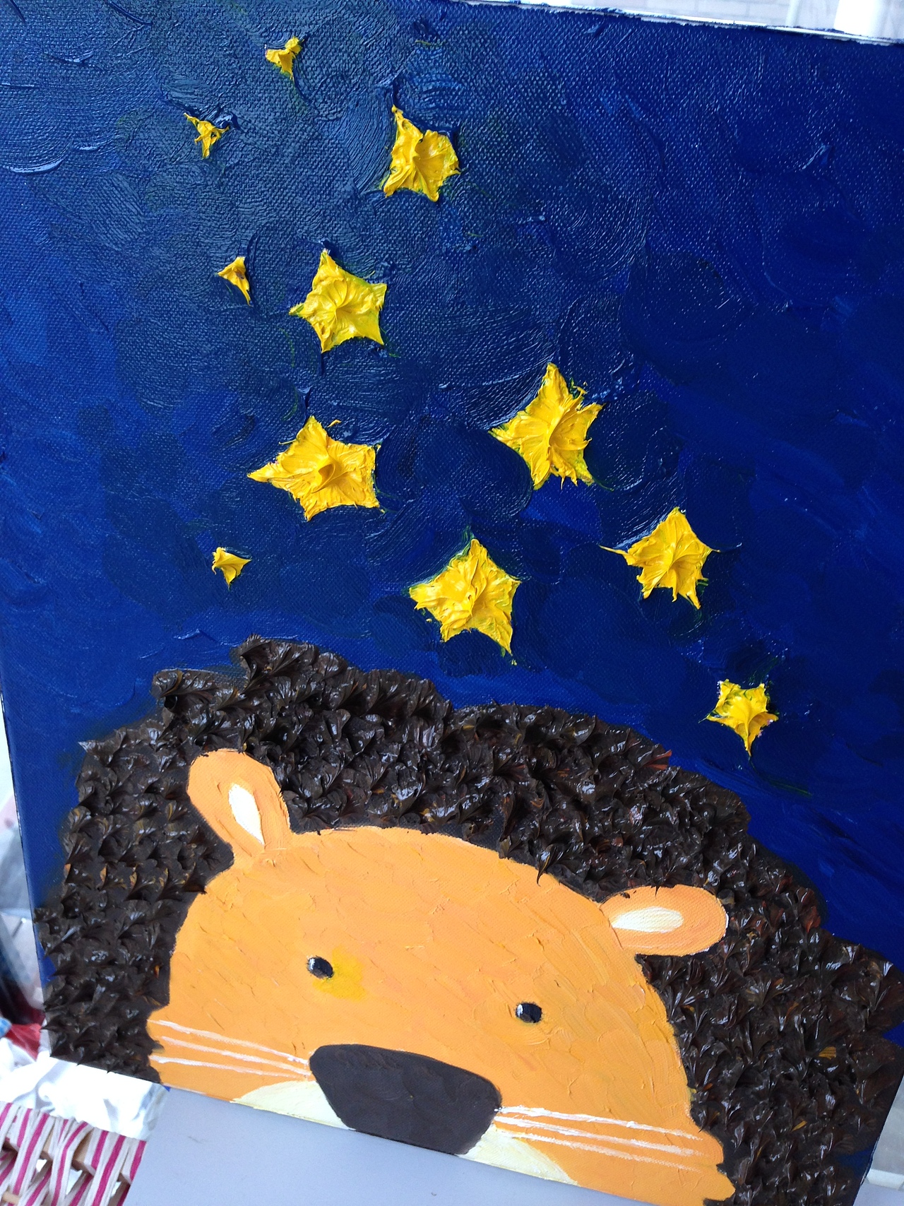 儿童装饰画油画|纯艺术|绘画|美丽视界_原创作品-站酷(zcool)