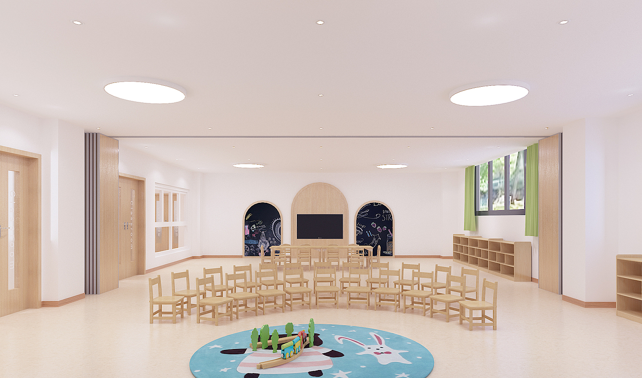 高端托育中心设计风格,这才是我要的设计方案！（图ZMjEyNDIyNjk2） - 家装设计 - 站酷设计师hd1998华德设计原创素材 - 站酷ZCOOL