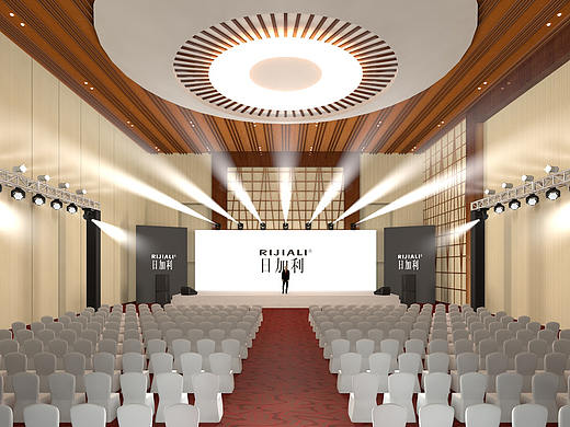 酒店宴会厅会议场景