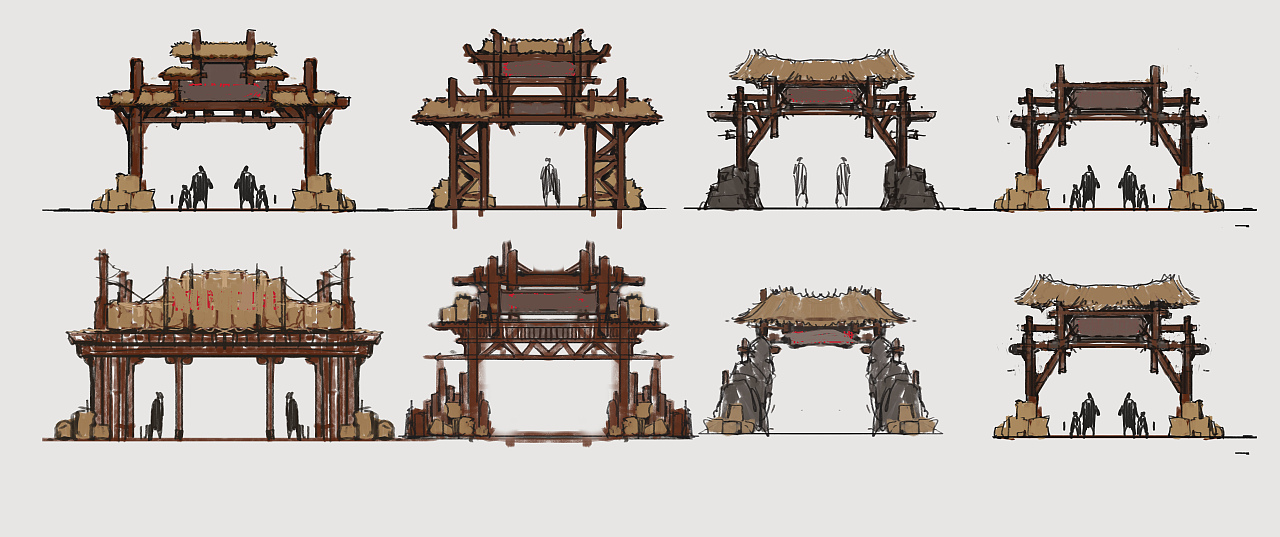 农家乐概念草图part1（图ZMjUwOTY3OTk2） - 景观设计 - 站酷设计师欧德小毕原创素材 - 站酷ZCOOL