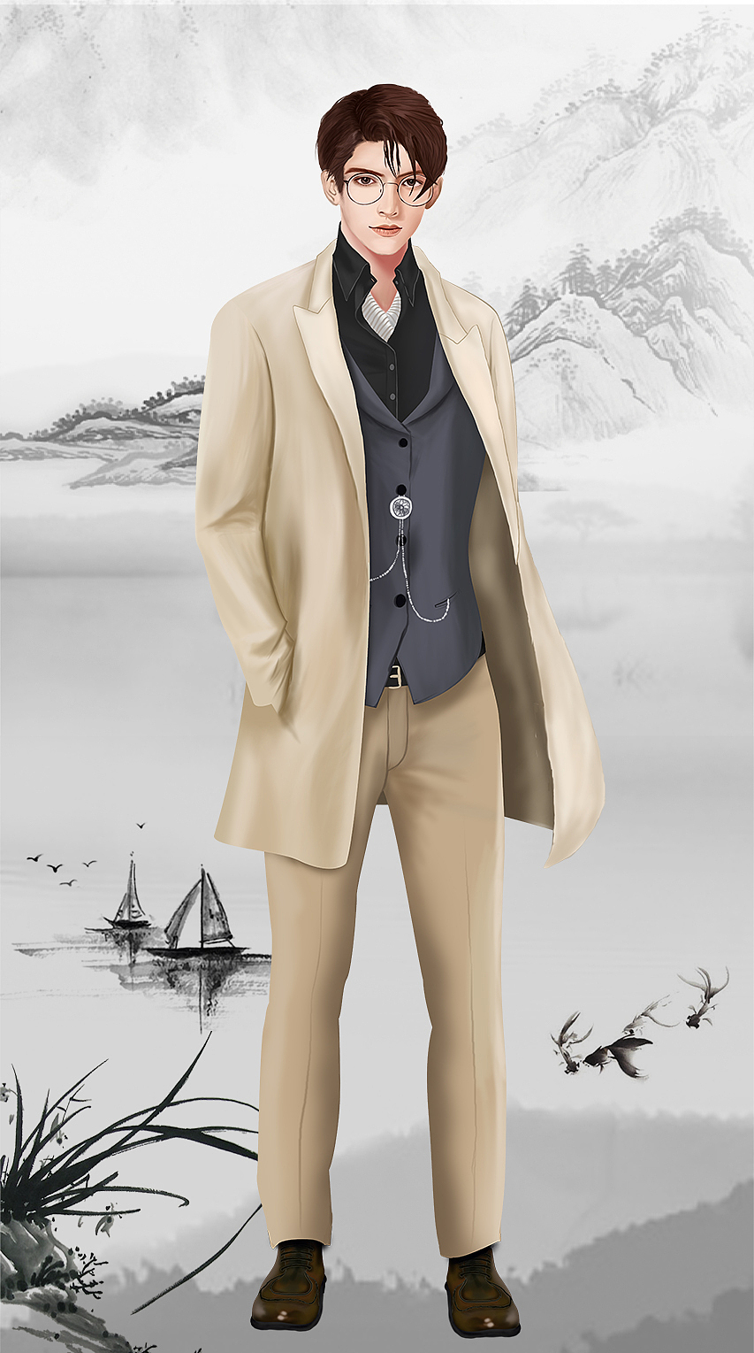 棋牌類人物設(shè)計（男版）（圖ZMTQ1NDY0NDQw） - 游戲原畫 - 站酷設(shè)計師海BAO原創(chuàng)素材 - 站酷ZCOOL