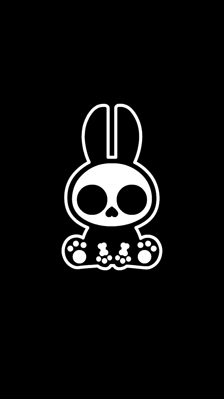 HI BLACK EYE(KULO STAR)十二生肖之卯兔纯黑手机壁纸（图ZMjYzMDg3ODY0） - 商业插画 - 站酷设计师Z42750135原创素材 - 站酷ZCOOL