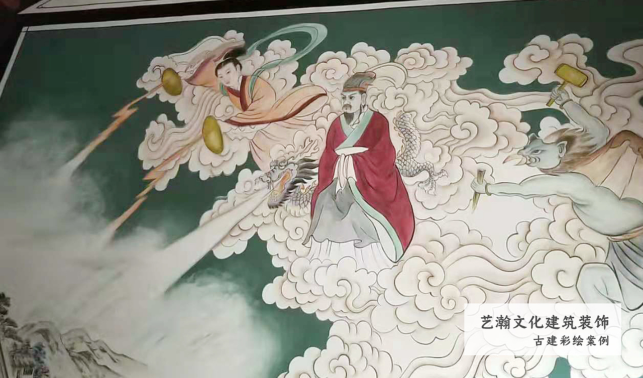 【山西古建筑彩绘】古建彩绘壁画案例（图ZMjY3OTQxNDg4） - 绘画 - 站酷设计师大艺术家王多多原创素材 - 站酷ZCOOL