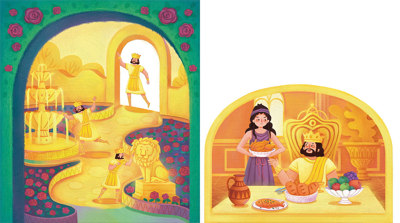 绘本《国王麦德斯和他的点金术》