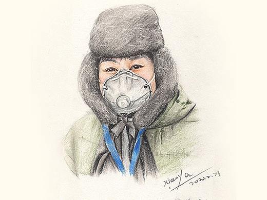 一線防“疫”工作人員小丫手繪戰(zhàn)“疫”圖（個人主頁-ZNDM0MzExODA=） - 創(chuàng)作習(xí)作 - 站酷設(shè)計師我是小丫啊原創(chuàng)素材 - 站酷ZCOOL