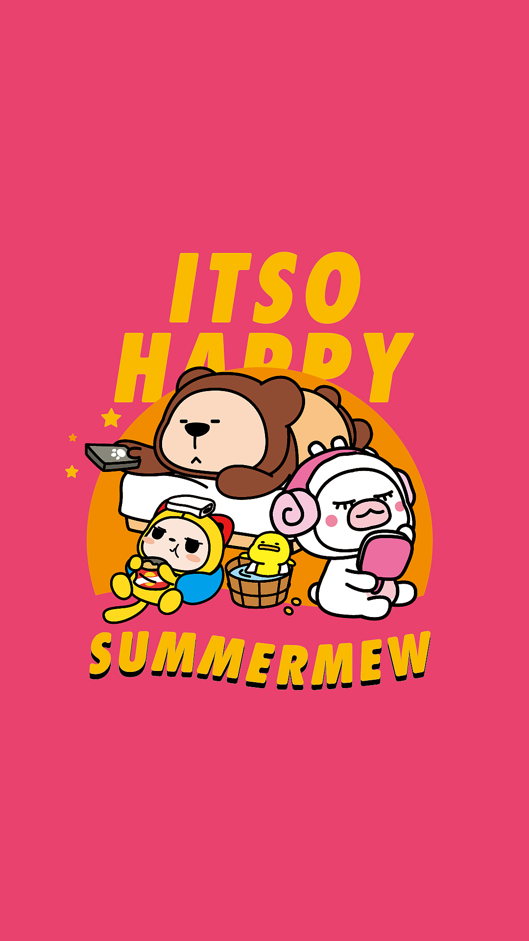 夏萌猫家族【周末】壁纸合辑（图ZMTU3MDcwMjYw） - 商业插画 - 站酷设计师夏萌猫原创素材 - 站酷ZCOOL