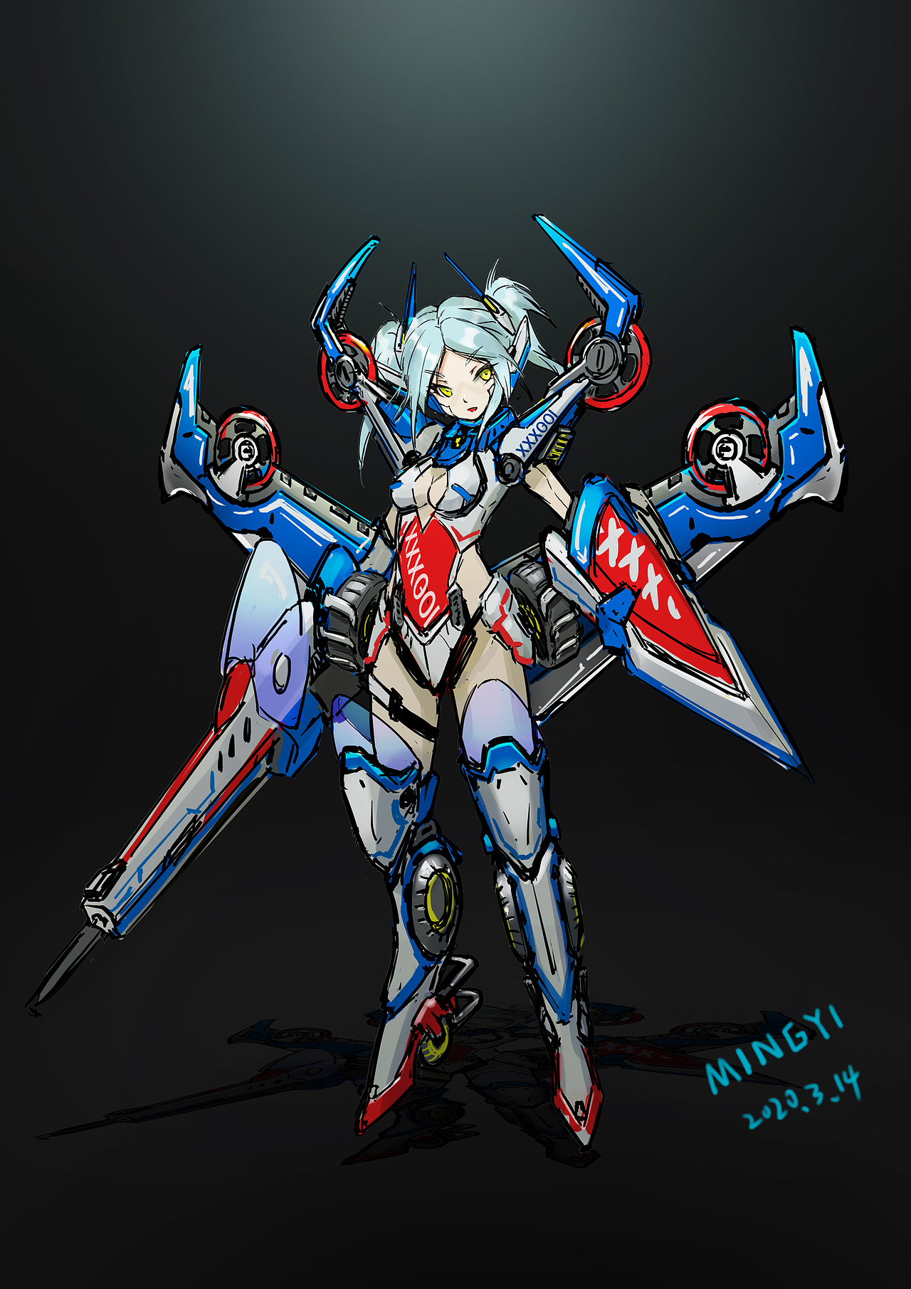 还是机娘（图ZMjAwMTMwMDE2） - 游戏原画 - 站酷设计师珠裂原创素材 - 站酷ZCOOL