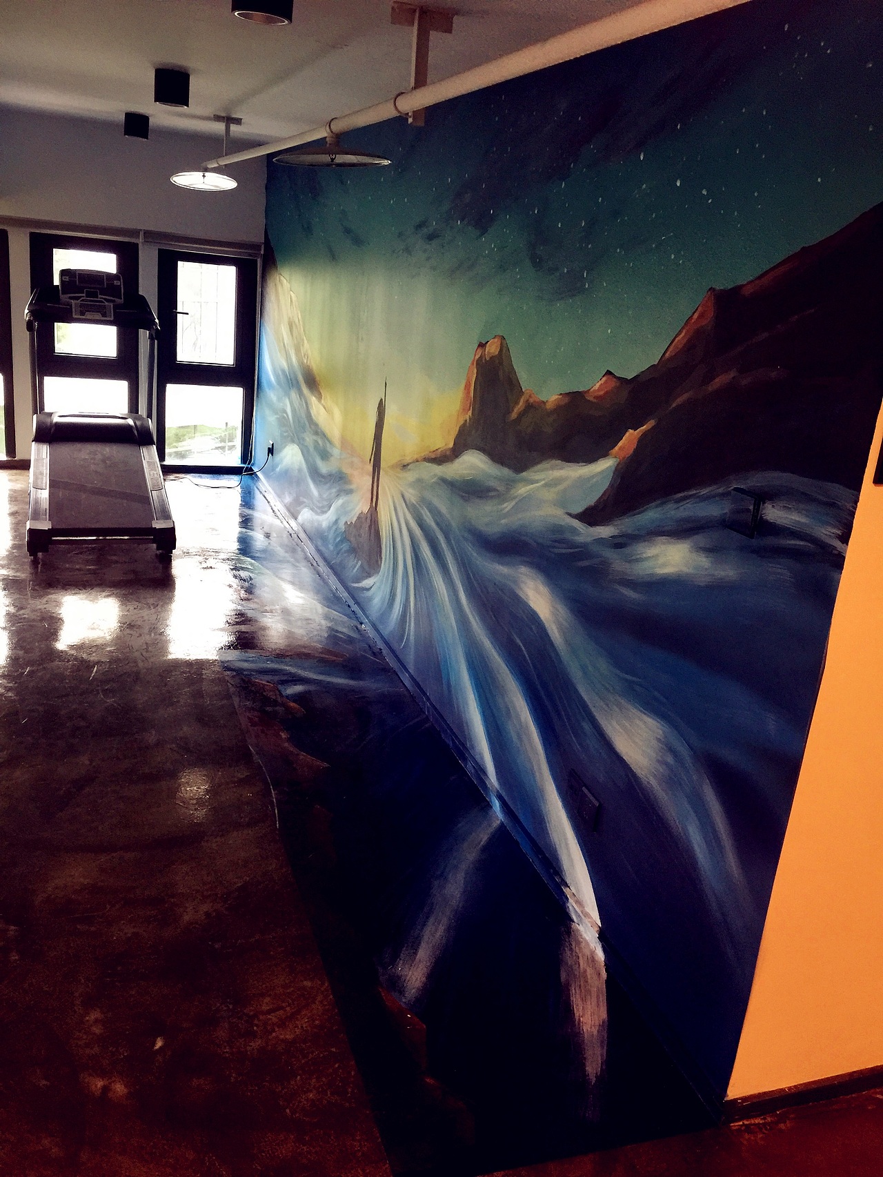 重庆北大资源地产开发公司-墙绘壁画