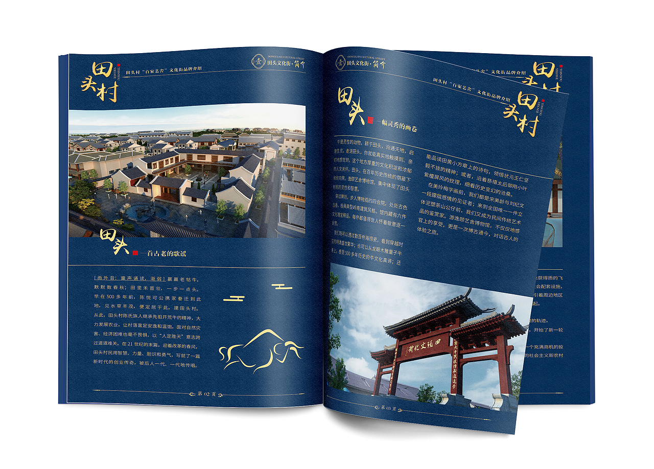 东莞·田头村招商手册设计（图ZODMwMzIzODA=） - 书籍/画册 - 站酷设计师Jack_Liuu原创素材 - 站酷ZCOOL