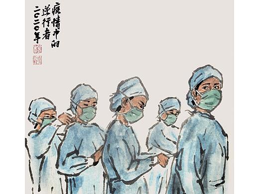 疫情中的逆行者