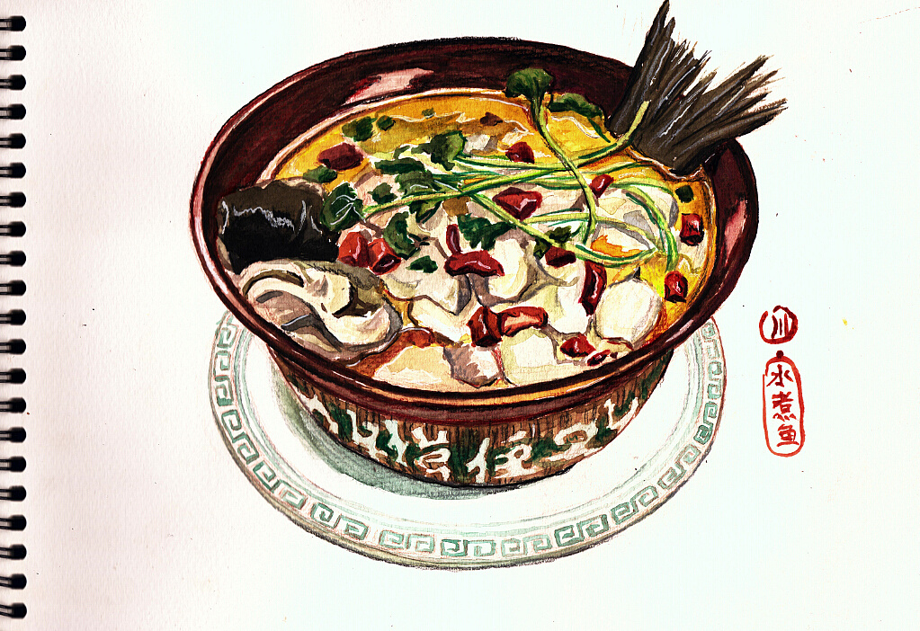 四川,水煮鱼南京,赤豆元宵陕西,羊肉泡馍广东,梅菜扣肉北京,稻香村