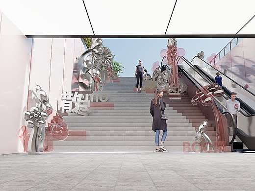 商场通道美陈分享