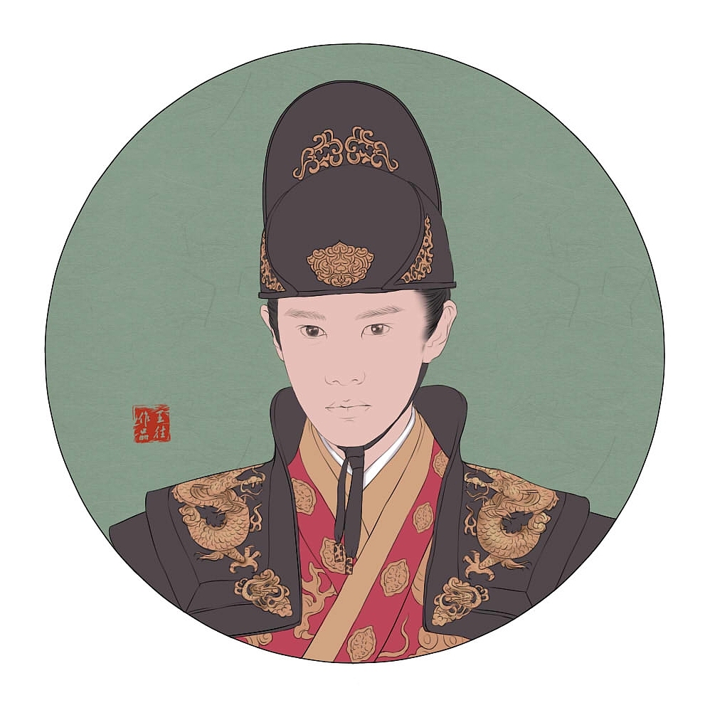 工笔人物——陆绎