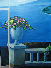 地中海风情墙绘