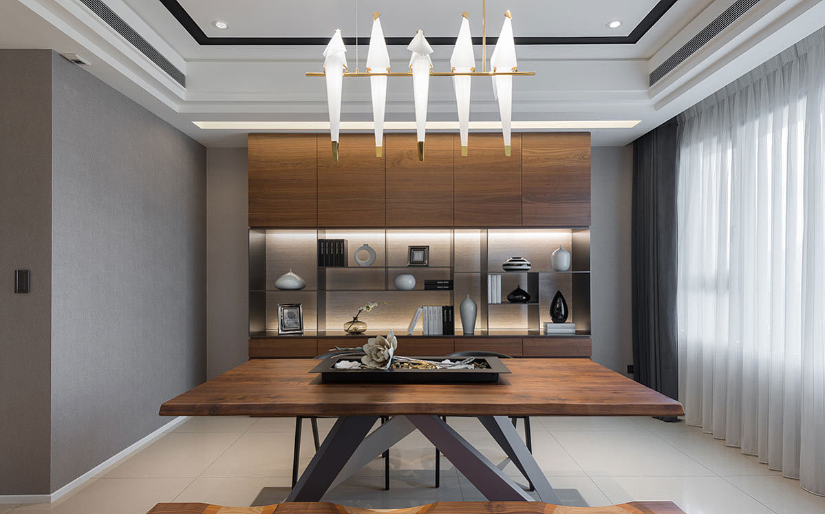 惬意的山景大平层豪宅设计 坐享南山好风景