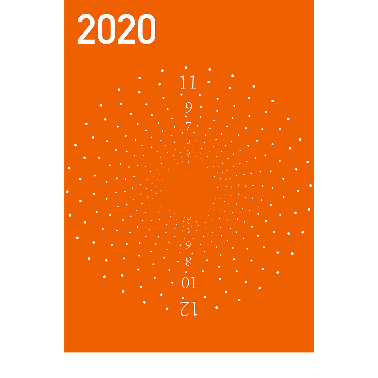 2020简约日历设计|时间年轮（图ZMjAwOTU3ODEy） - 其他平面 - 站酷设计师吴四毛原创素材 - 站酷ZCOOL