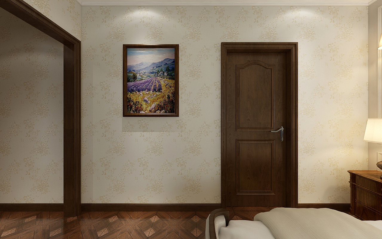 同景雍华府简约美式风格装修设计