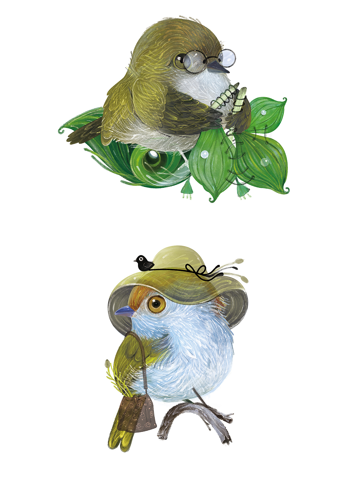 鸟（图ZMjU5MDczMzg4） - 商业插画 - 站酷设计师摁倒原创素材 - 站酷ZCOOL