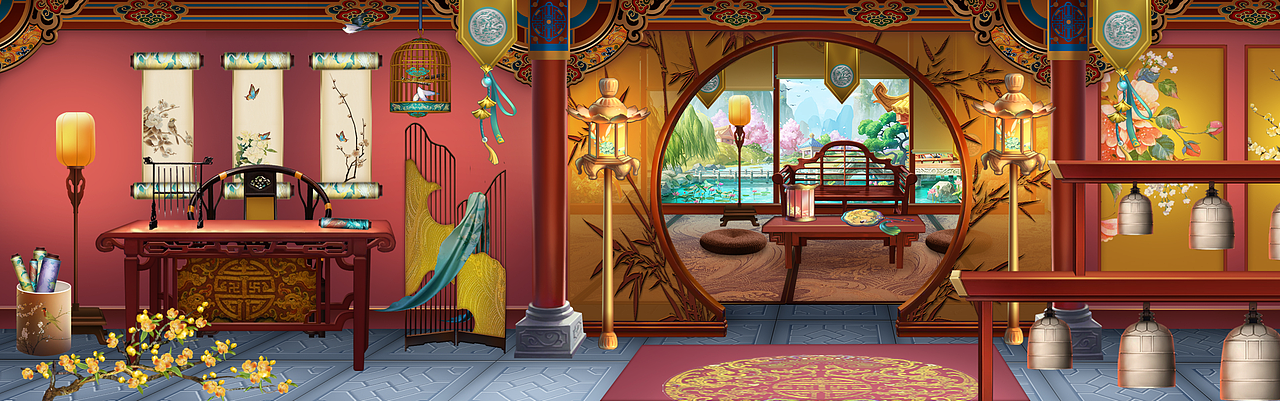 古风游戏场景（图ZMjMwMTc4NTIw） - 游戏原画 - 站酷设计师郝辰萌原创素材 - 站酷ZCOOL