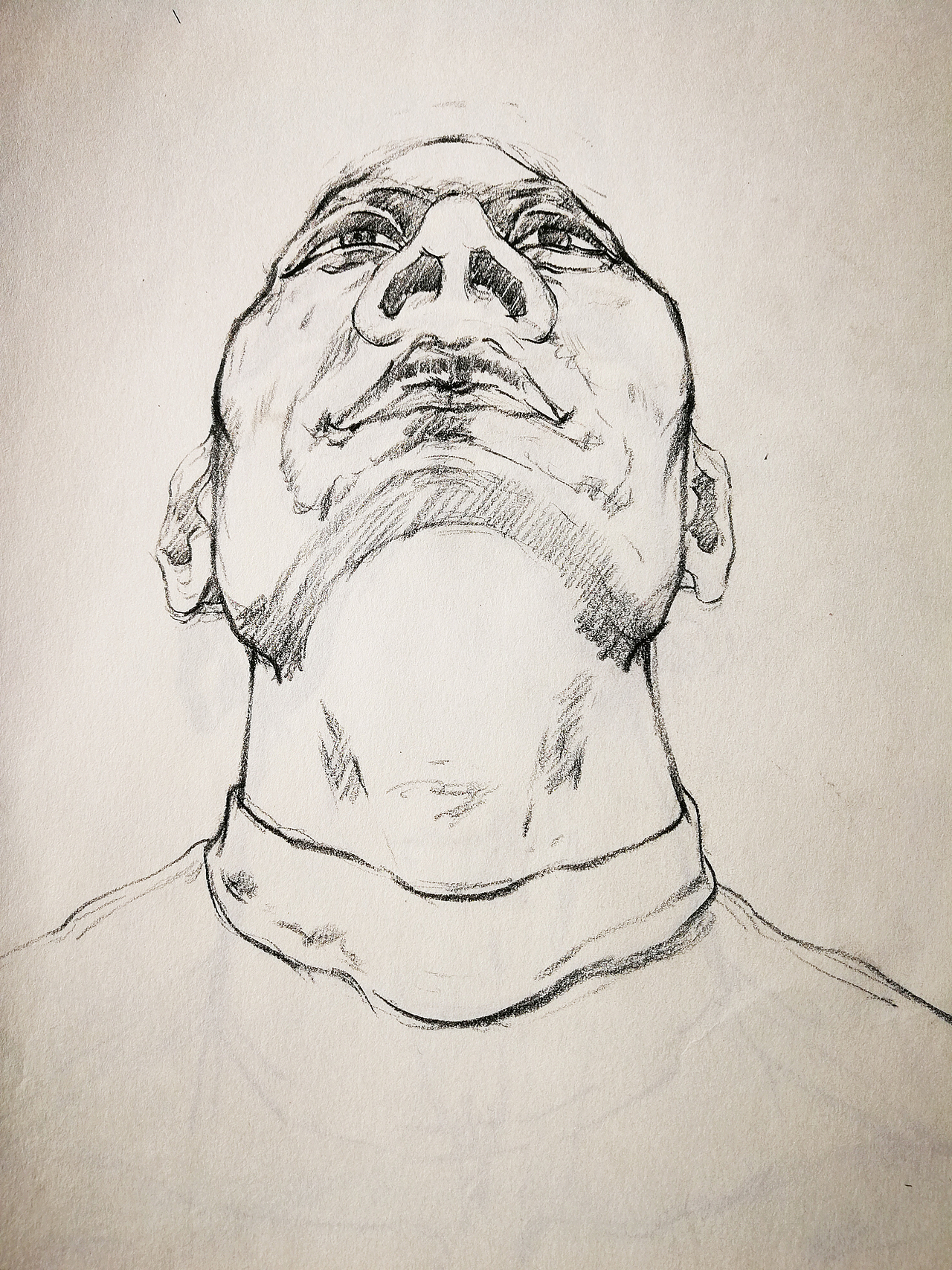 速写仰视练习|纯艺术|绘画|艺尘君_原创作品-站酷zcool