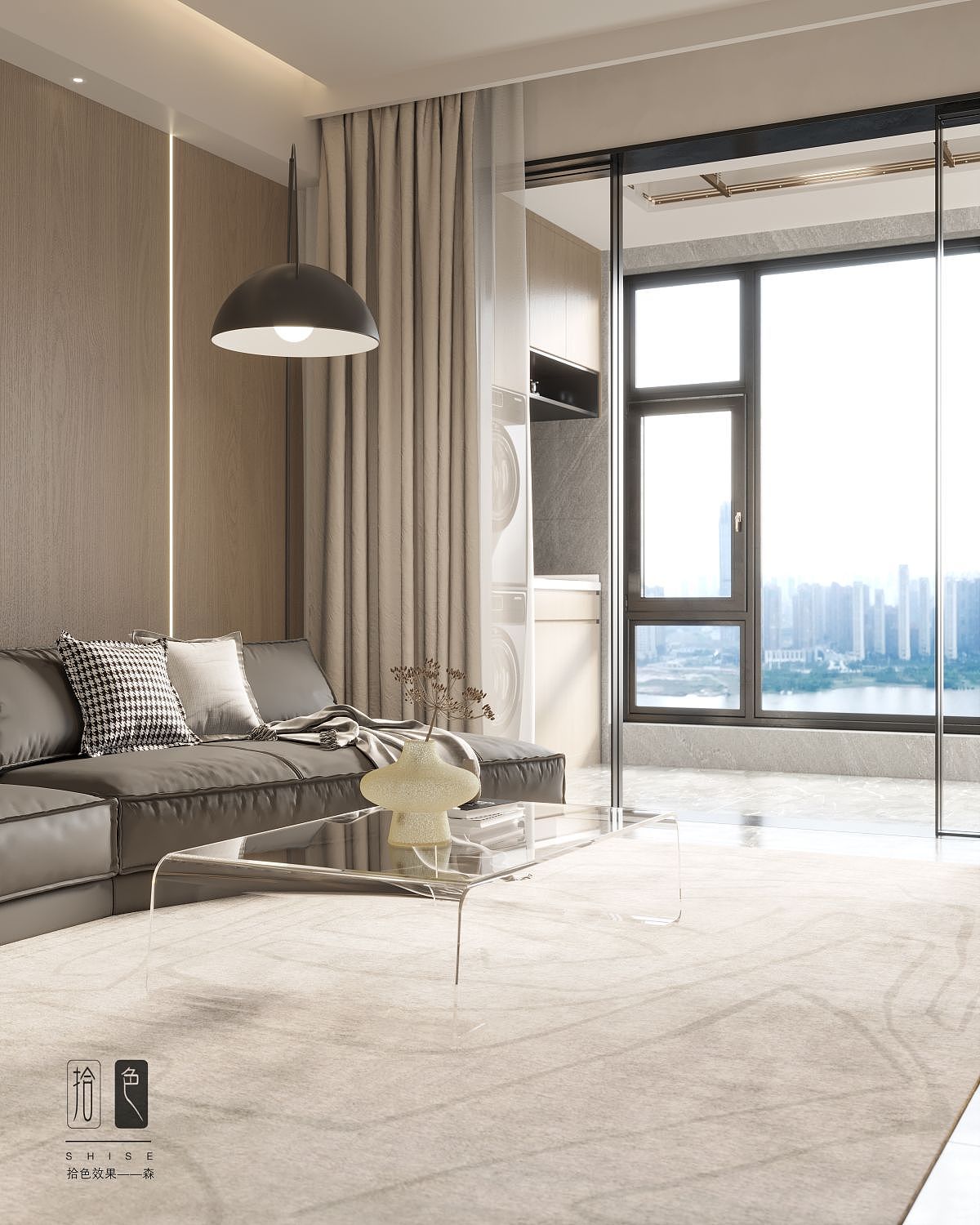 现代客餐厅+卧室