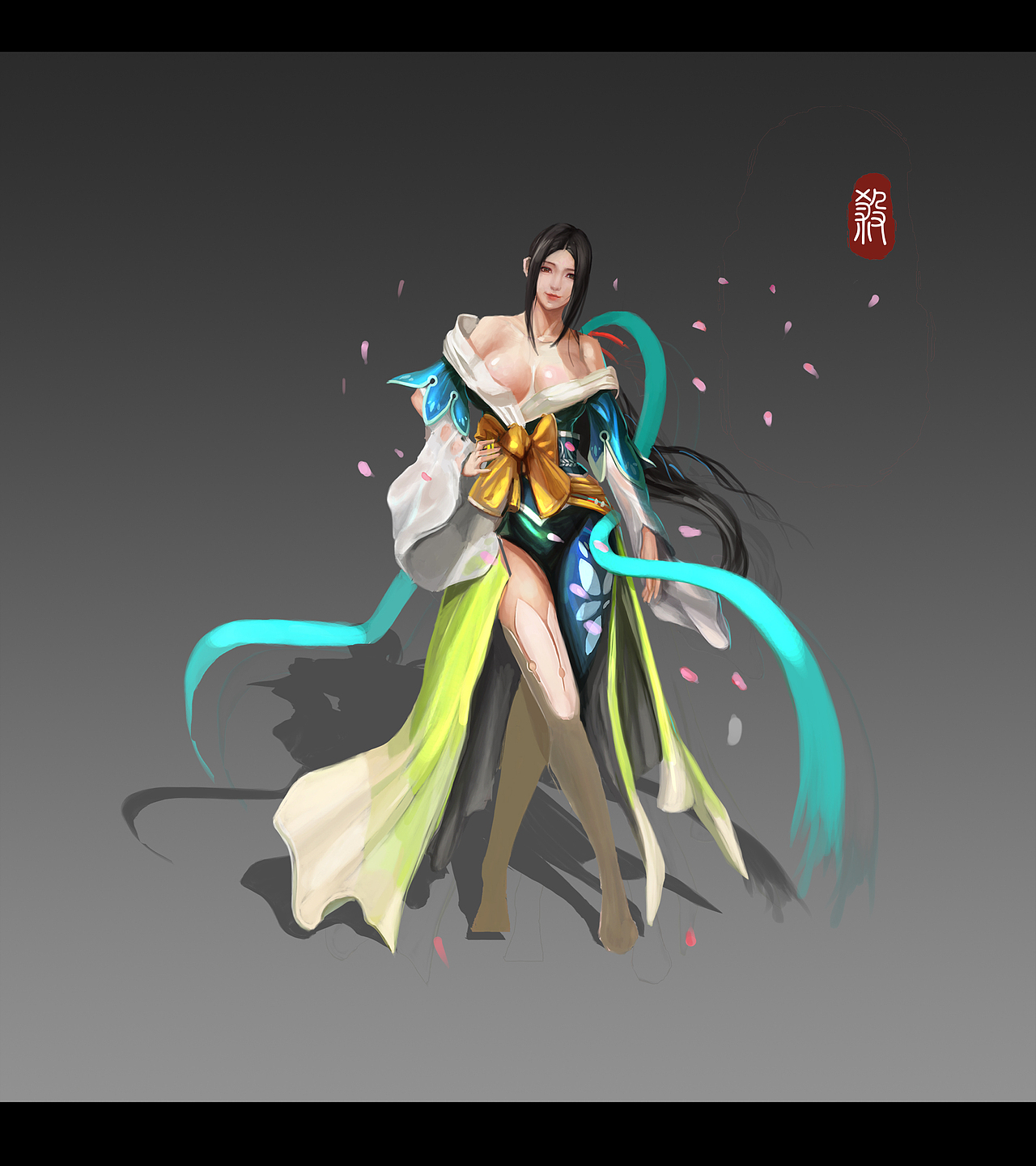 古风女|插画|游戏原画|盖世太保谢广坤_原创作品-站酷zcool