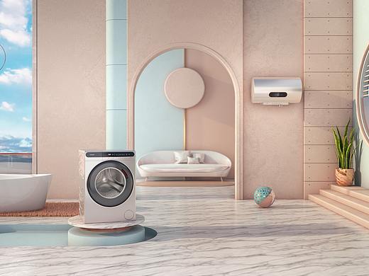 海尔统帅系列家电百变空间设计稿（个人主页-ZNTA1NjI1NDQ=） - 产品 - 站酷设计师killingbee原创素材 - 站酷ZCOOL