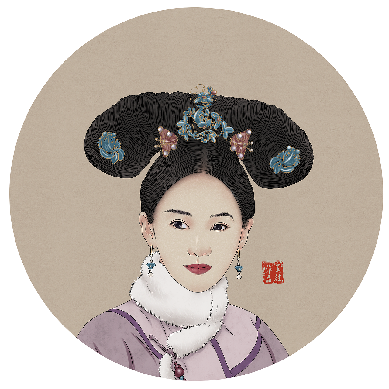 《如懿传》系列（图ZMTI3OTAzMjMy） - 创作习作 - 站酷设计师王往Robin原创素材 - 站酷ZCOOL