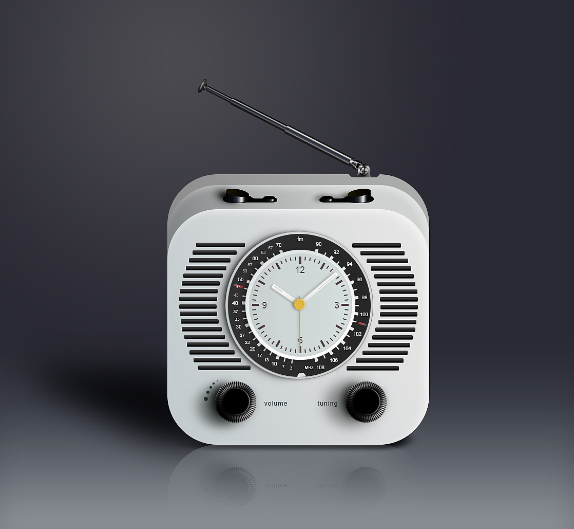 收音機(jī)（圖ZMTA2NDMyNjU2） - 圖標(biāo) - 站酷設(shè)計(jì)師米唐插畫(huà)設(shè)計(jì)原創(chuàng)素材 - 站酷ZCOOL