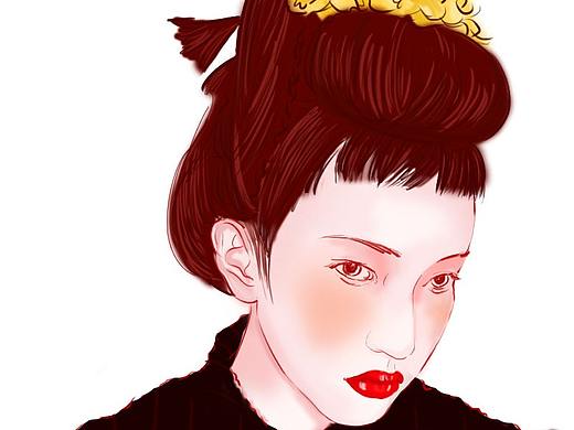 时尚插画.服装时尚.Leslie Zhang演绎极致复古东方美