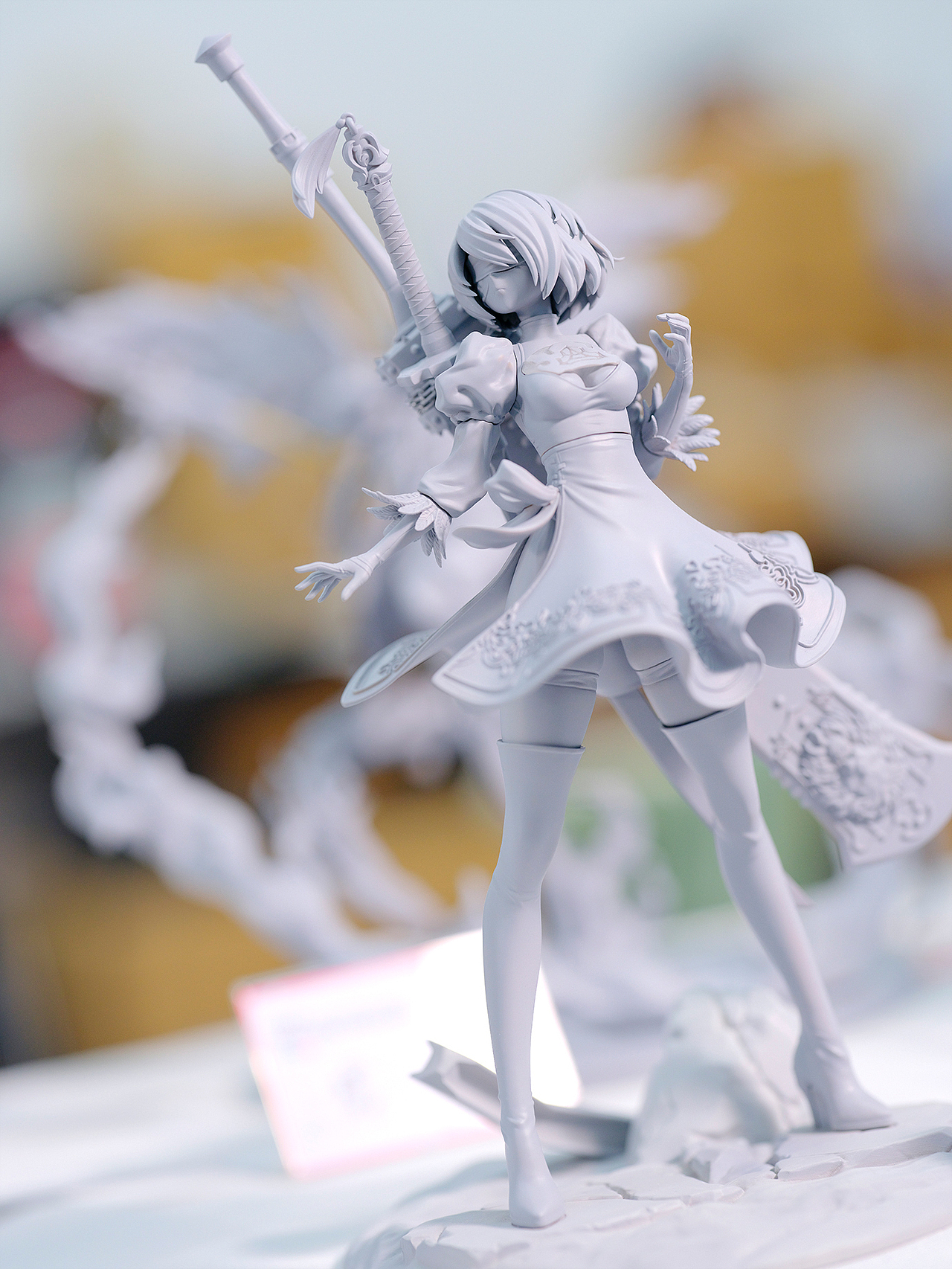 职业手办原型师第三期,黄同学作品 尼尔:机械纪元