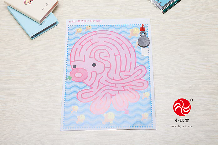 科普玩具-磁铁走迷宫