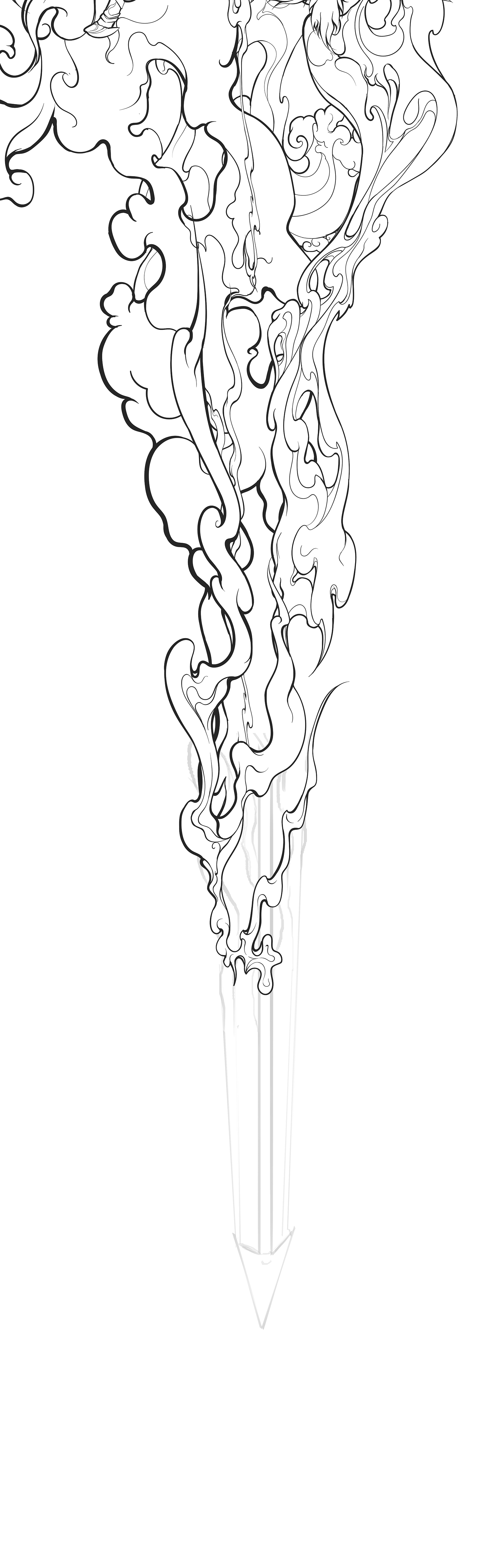 网易游戏《大唐无双》宣传片插画