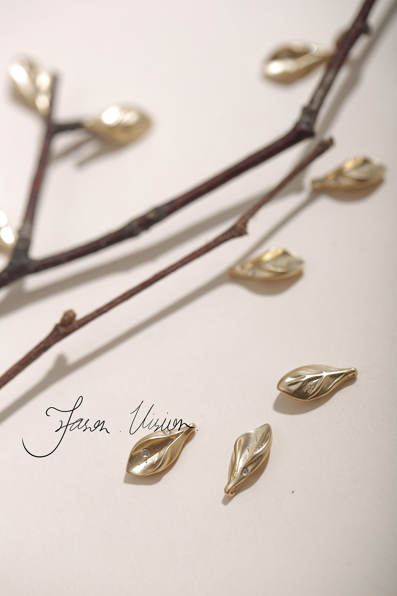 珠宝摄影-k金叶子拍摄（图ZMTc3MjU4OTQ0） - 产品摄影 - 站酷设计师Mark摄影原创素材 - 站酷ZCOOL