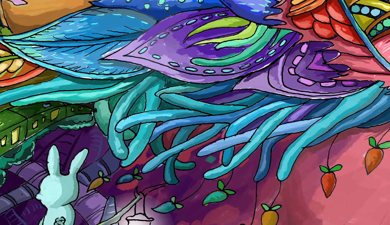 绿地兔（图ZMjIwODE2NjY0） - 创作习作 - 站酷设计师蛛蛛崖原创素材 - 站酷ZCOOL