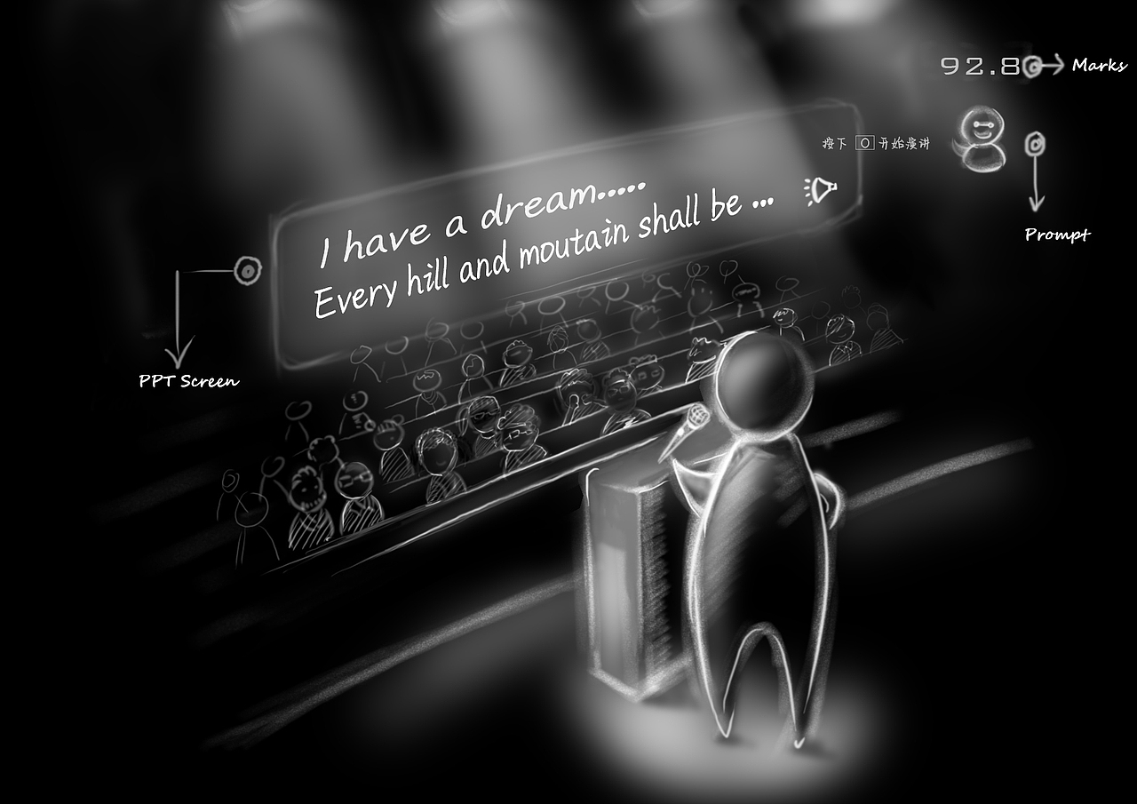 VR英语教学平台-UE/GUI设计