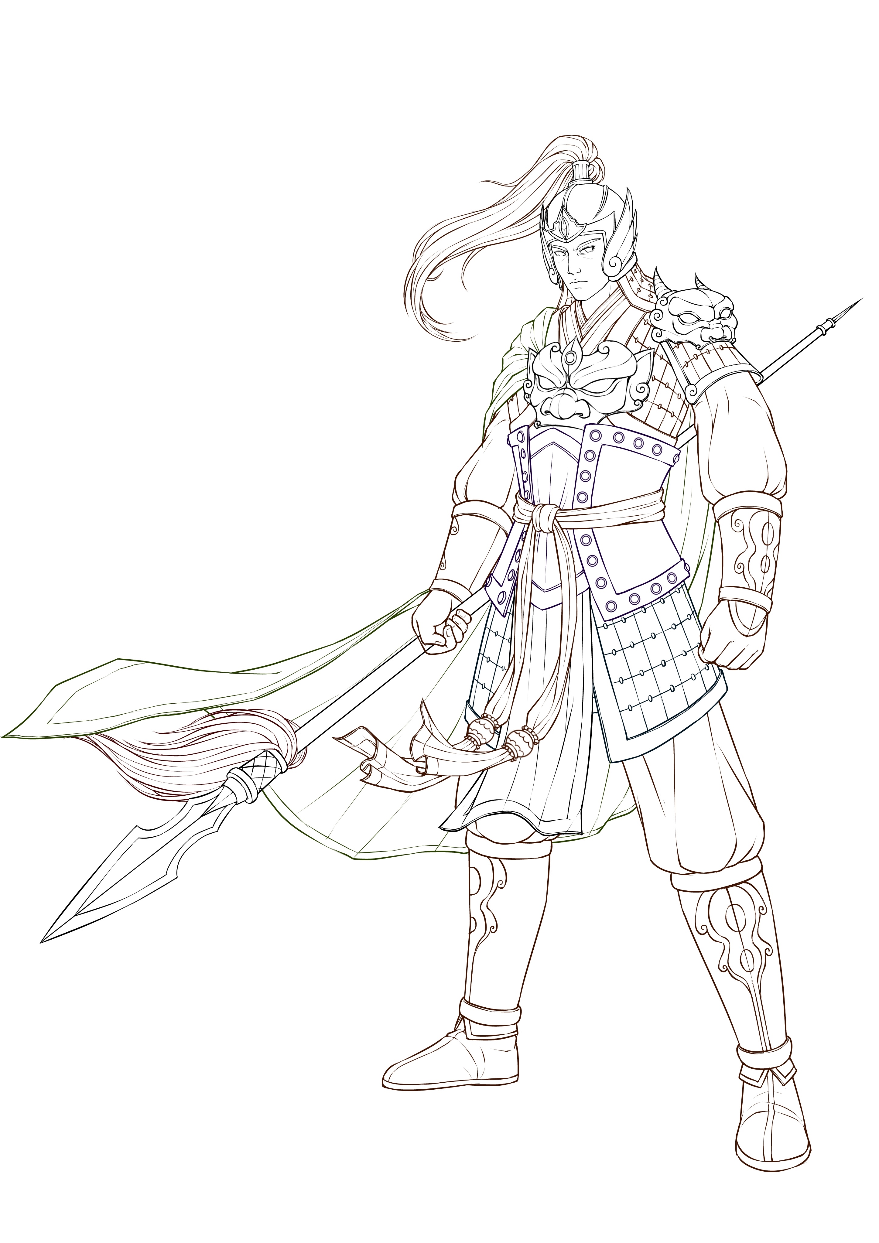 以前画的 三国题材 绘本