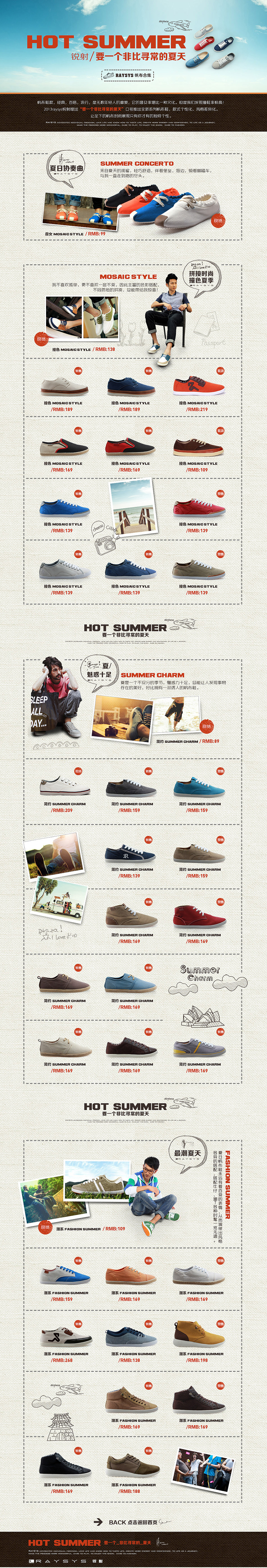电商设计作品集 男鞋类目2