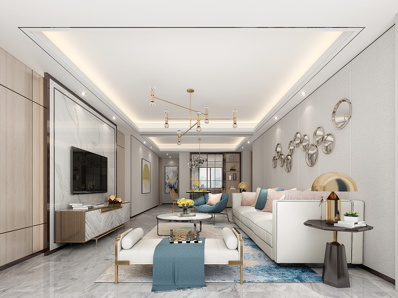 现代轻奢客餐厅设计