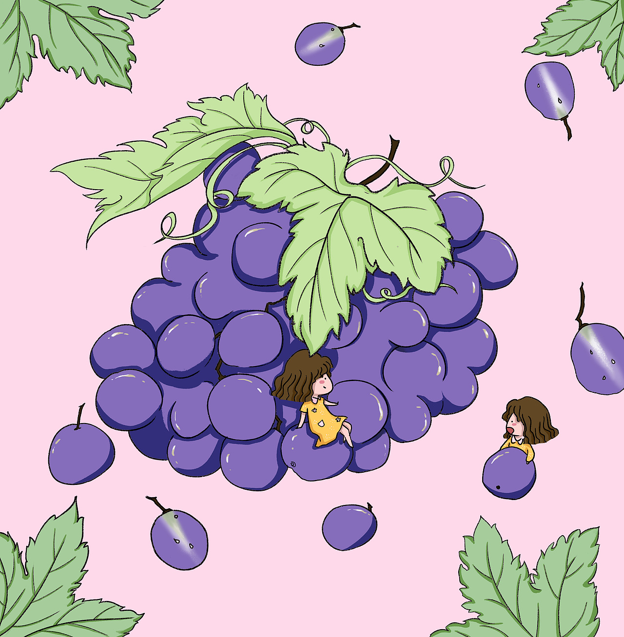 水果冰淇淋系列插画-水果小人（图ZMjY4Mjc5NTQw） - 商业插画 - 站酷设计师紫砚台原创素材 - 站酷ZCOOL