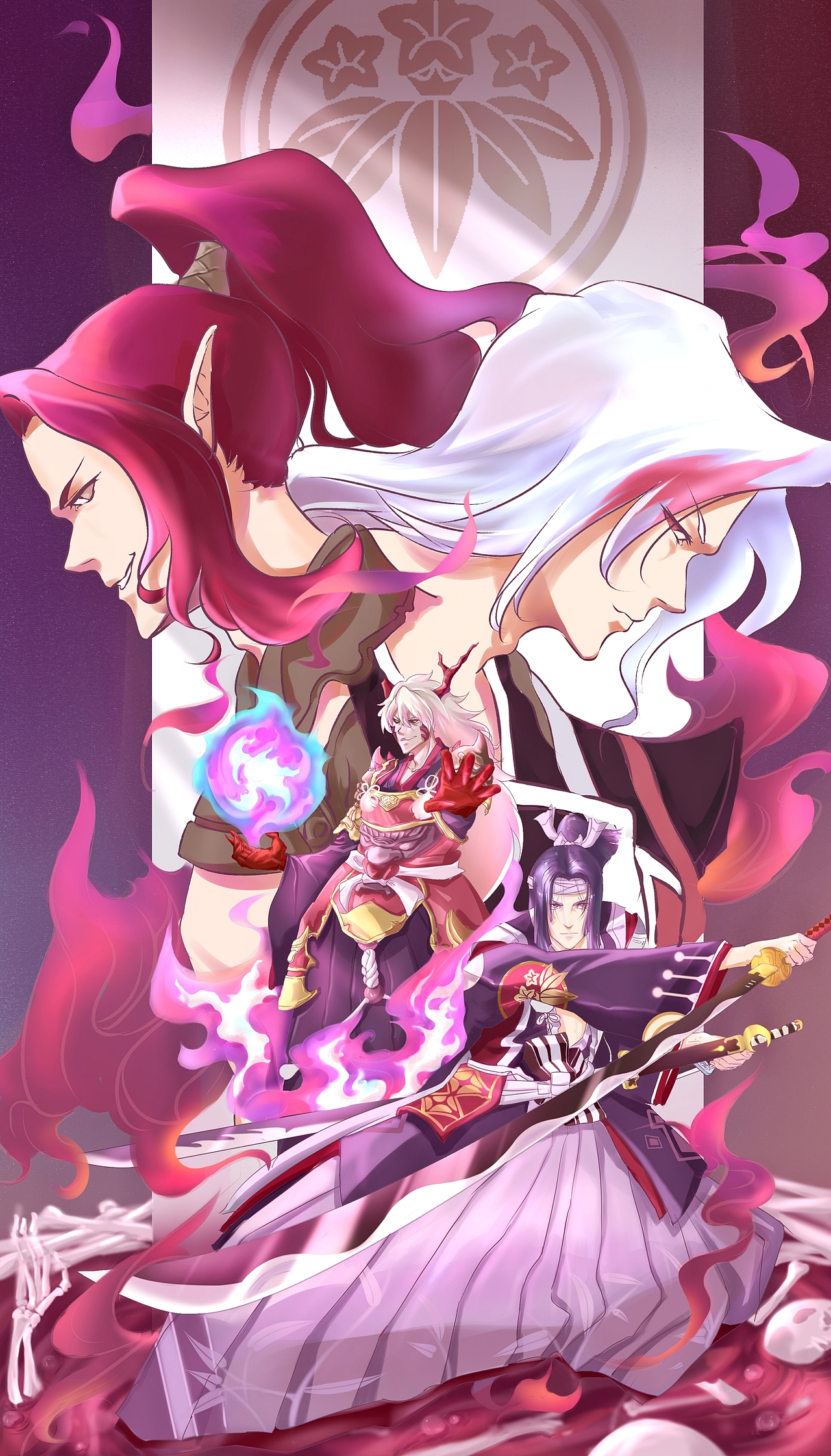 《见怪不"怪"》星熊童子-醉鬼酒肆酒吞童子喵喵喵闲时习作闲时摸鱼c4d