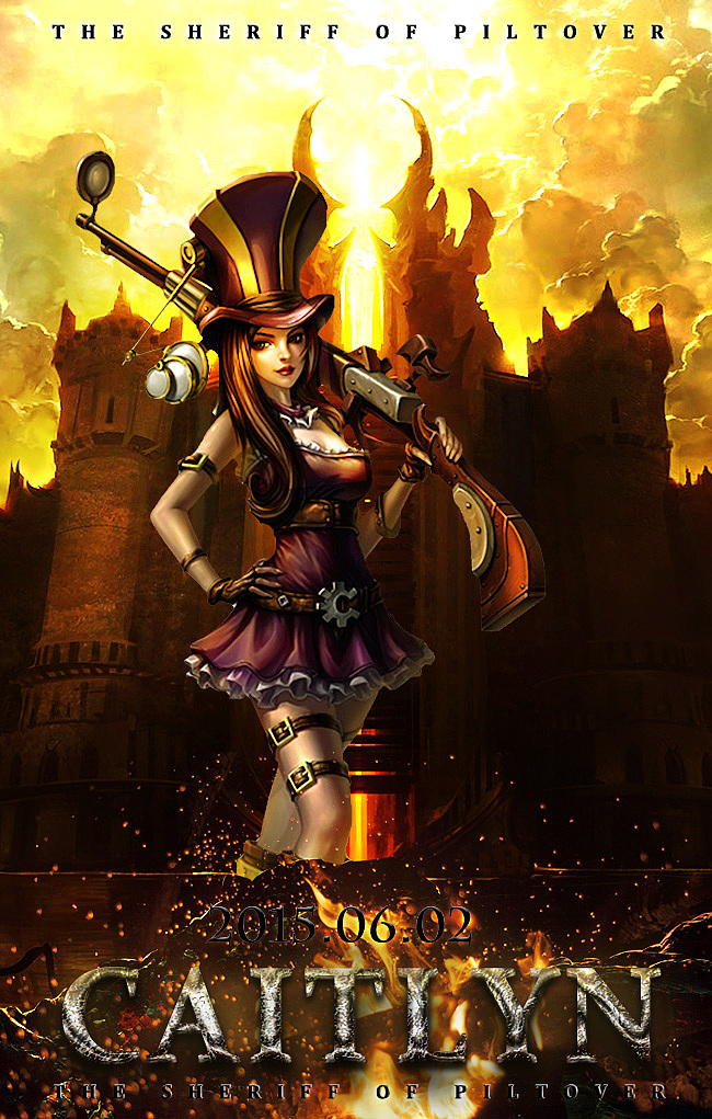 英雄联盟系列海报之一|平面|海报|arrischen - 原创作品 - 站酷